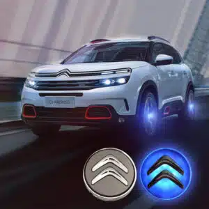 LED Citroen Nabendeckel