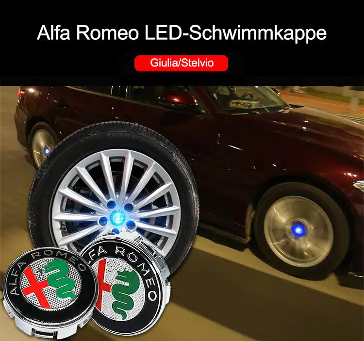 LED Alfa Romeo Nabendeckel