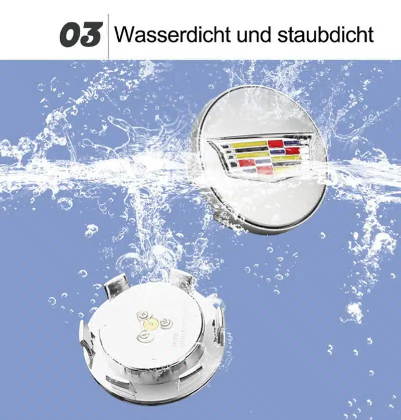 LED Cadillac Nabendeckel