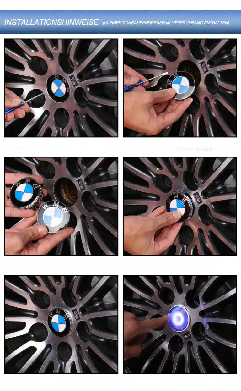 LED BMW Nabendeckel