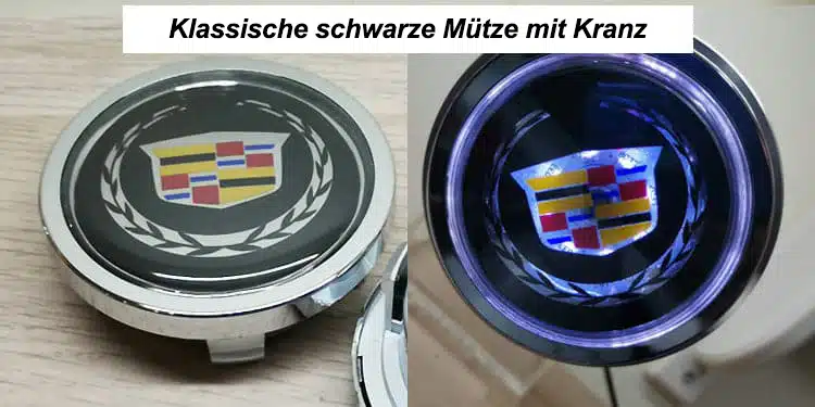 LED Cadillac Nabendeckel