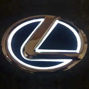 lexus emblem beleuchtet