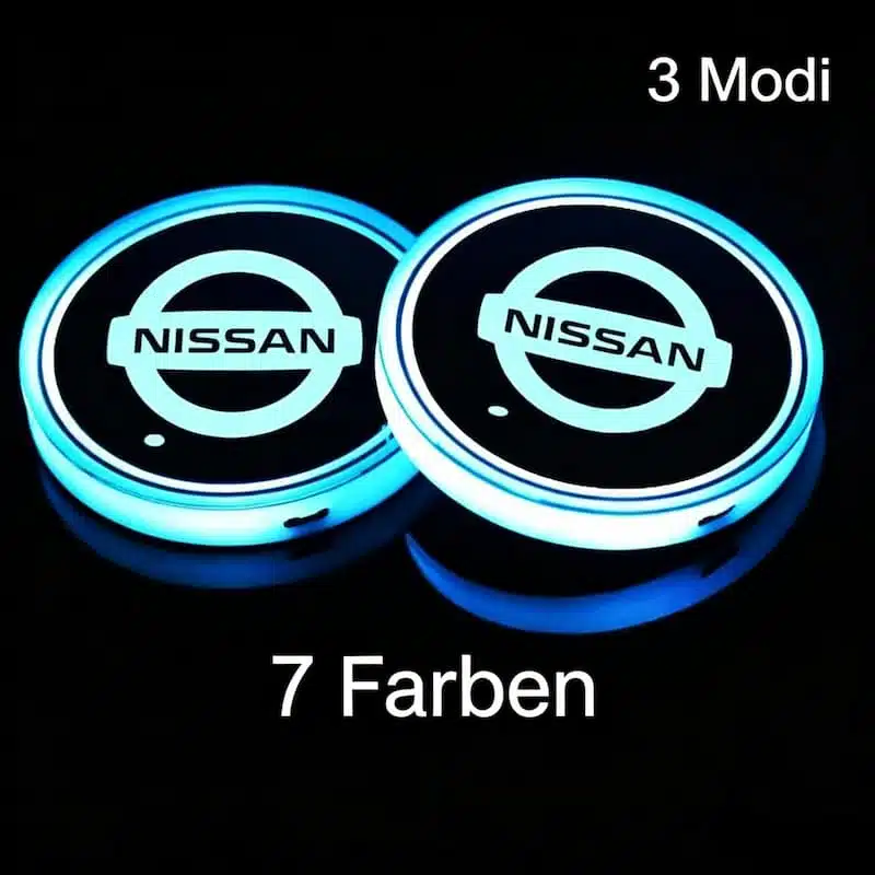 LED Nissan Untersetzer